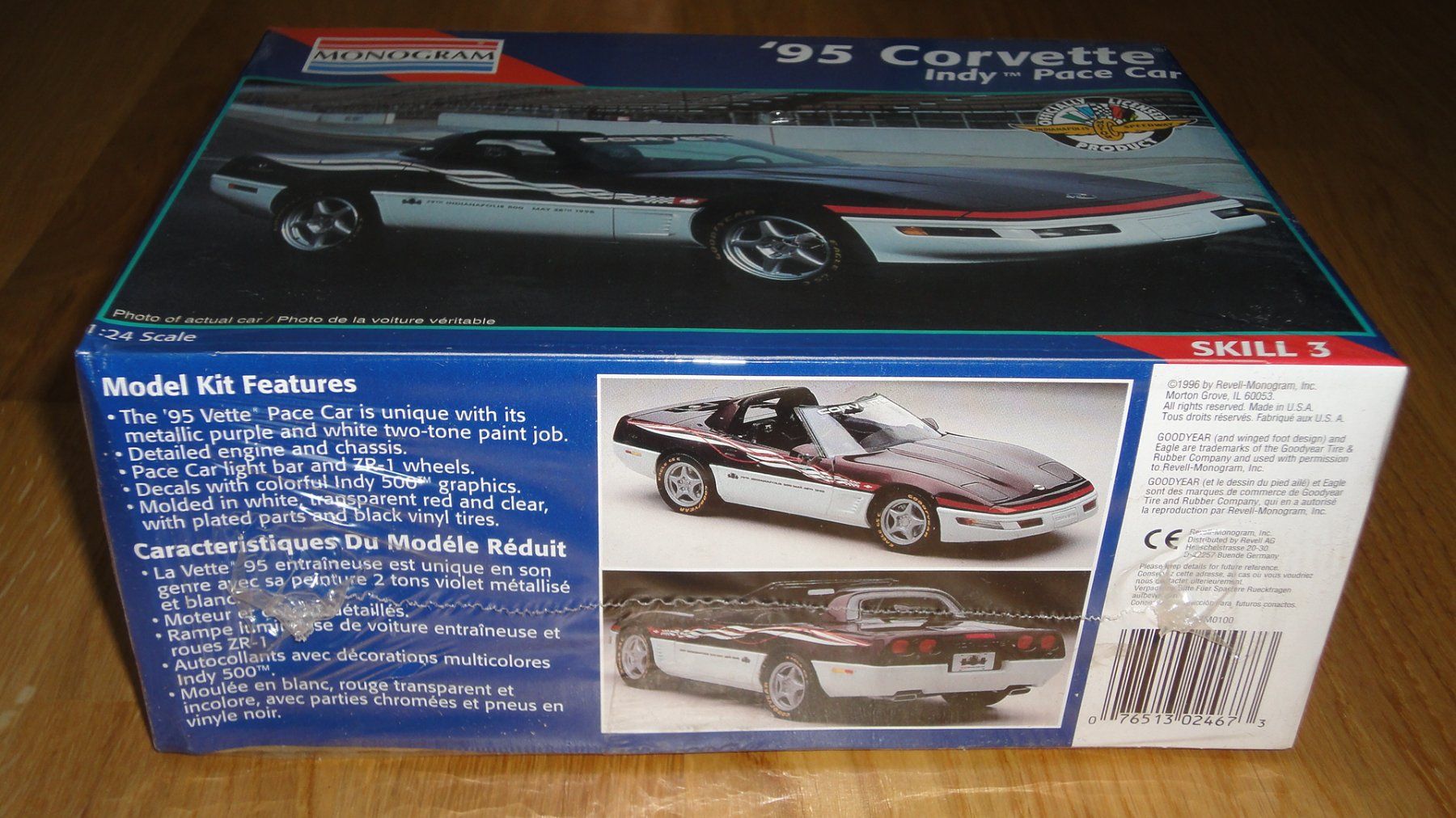 Chevrolet Modellautos: MONOGRAM '95 CORVETTE INDY PACE CAR 1:24 – Neu und originalverpackt aus Frümsen von Malibu69 1