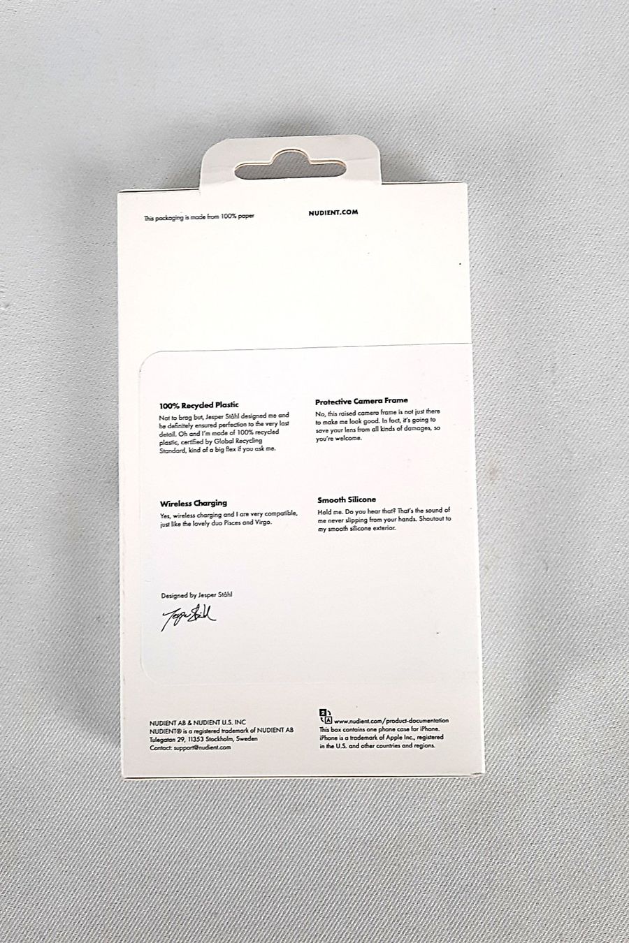 Cover & Protezioni schermo: NUDIENT MagSafe Hülle – Nuovo (secondo la descrizione) da Beinwil am See venduto da Restwert_Beinwil 1