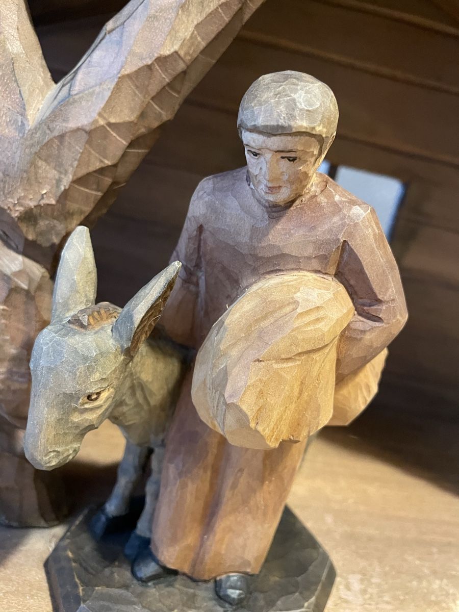 Statuette: Hirte mit Esel E.Thomann Brienz – Usato da Flawil venduto da Naphtali 4