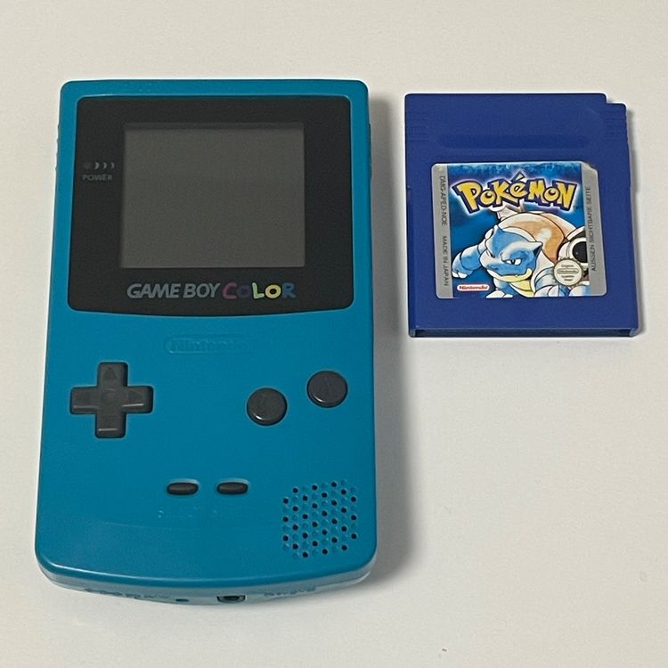 Gameboy Color Blau TOP + Pokemon Blau DE | Kaufen auf Ricardo