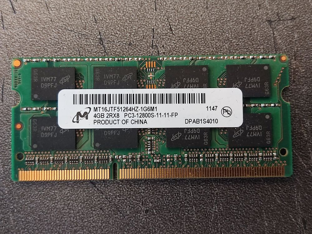 Mémoire RAM DDR3 SODIMM 1600 MHz Pour PC Portable - Lot 8Go, 4Go Ou 2Go - Garantie à Vie