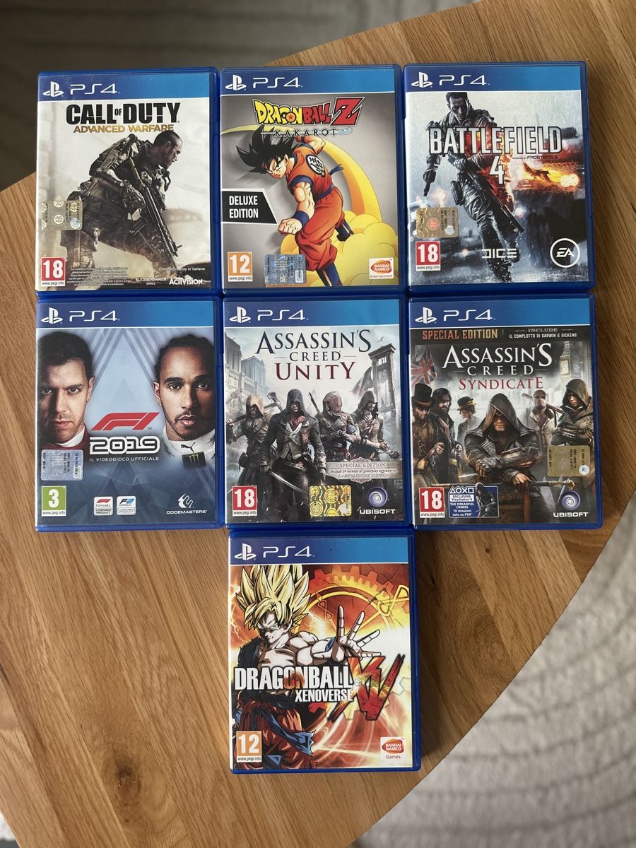 Sony Konsolen: PlayStation 4 Konsole mit Controller und 7 Spielen – Gebraucht aus Zürich von alicjaa 1