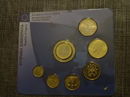 Zypern Cyprus European Union 2004 Münzsatz
