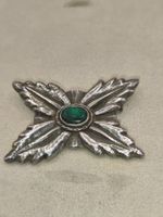 Art Deko 835er Silber massive Brosche top Zustand 12,3gr.