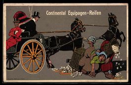 Reklame für Continental-Equipagen-Reife