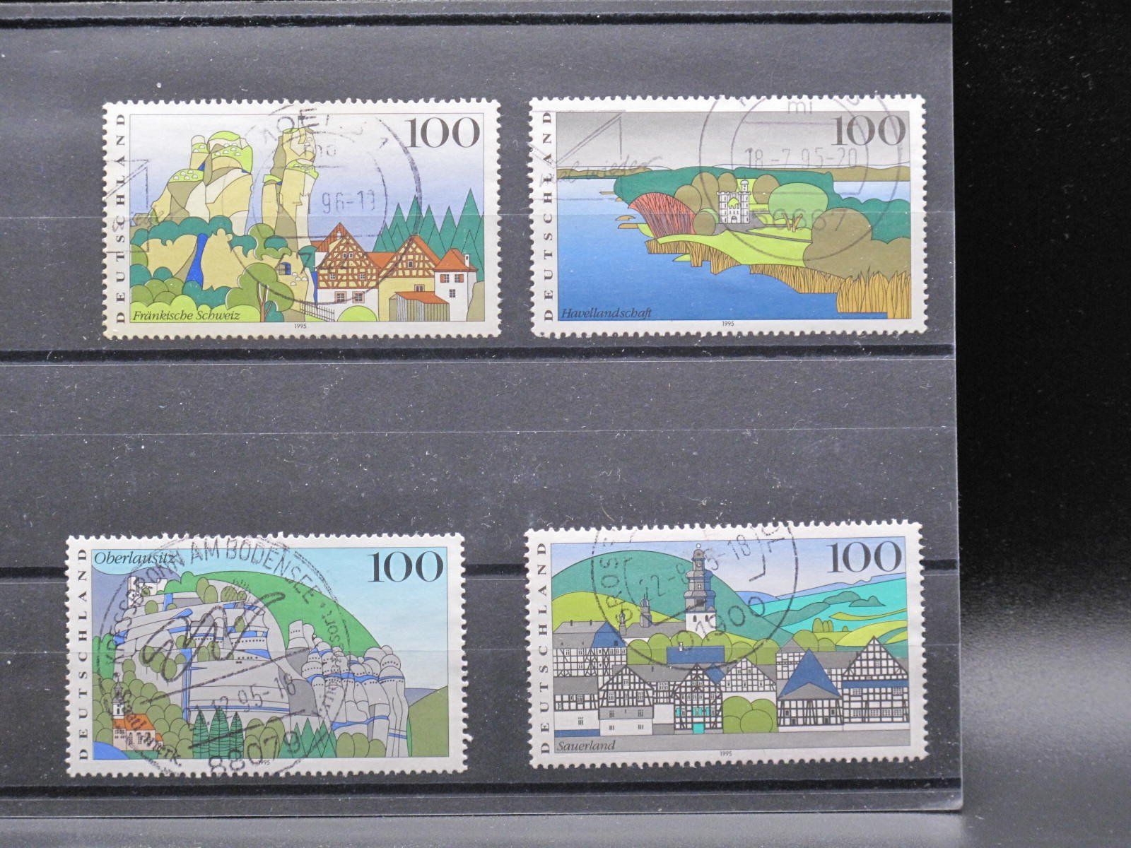 Tutti i francobolli: BRD 1995 Bilder Deutschlands III gest. – Usato da Wil SG venduto da fva01