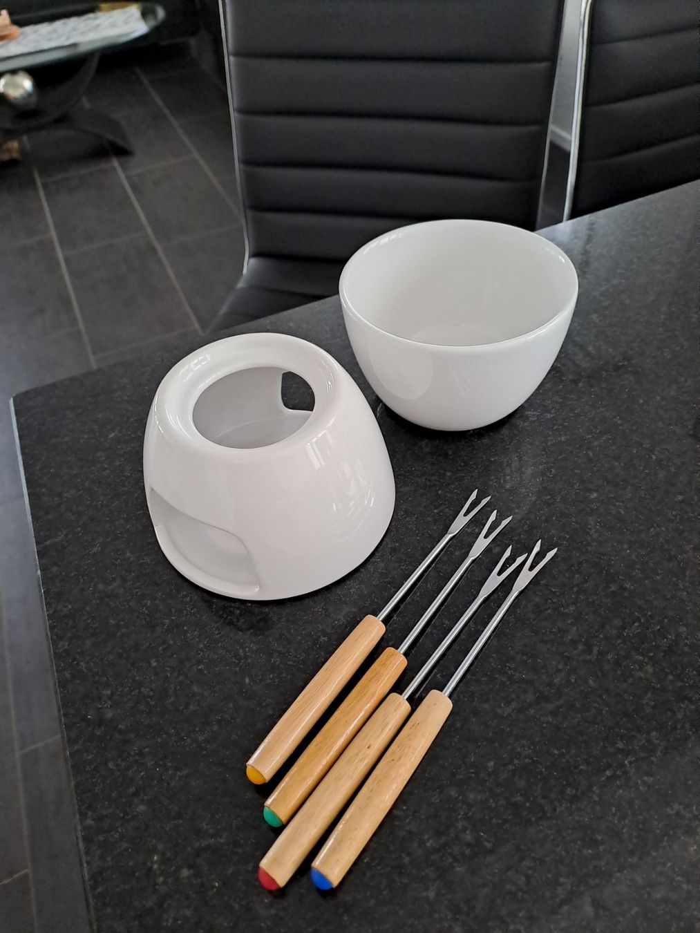 Geschirrsets: Schoggifondue Set – Neu (gemäss Beschreibung) aus Turbenthal von Weggis99 1