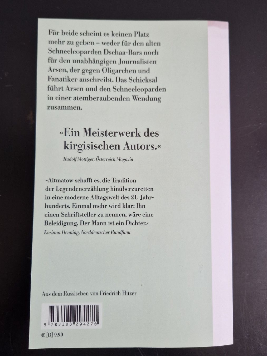 Libri: Der Schneeleopard (Tschingis Aitmatov) – Usato da Rüti ZH venduto da Gigelisuppe 1