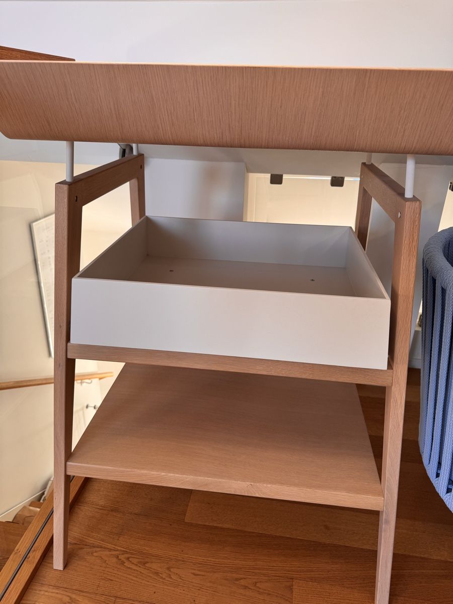 Leander Fasciatoi & Accessori: Wickelkommode von Leander Linea mit Schublade Buche – Usato da Zürich venduto da tes_8mdn 2