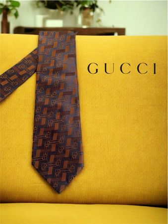 Gucci Krawatte Horsebit Vintage 100% Seide Made in Italy