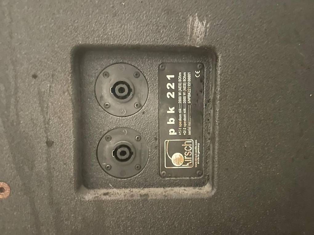 Casse acustiche: 2x Kirsch Audio PBK 221 Bässe – Usato da Basel venduto da Strassengold 1