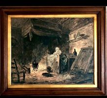 Magnifique tableau de Fragonard (reproduction)