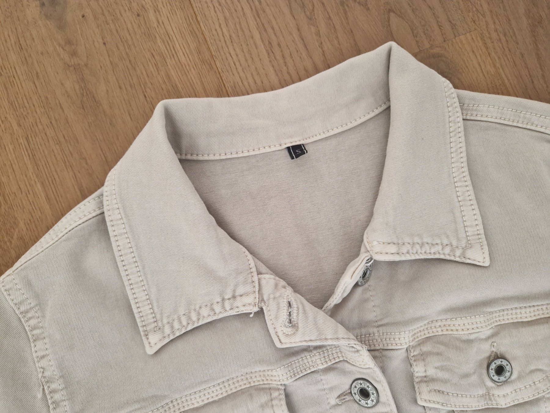 Jacken: Jeansjacke beige Gr. S – Gebraucht aus Stans von ZwirbelZ 2