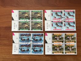 2000 CH Erstag gest.Viererblock mit Tab  (K143)
