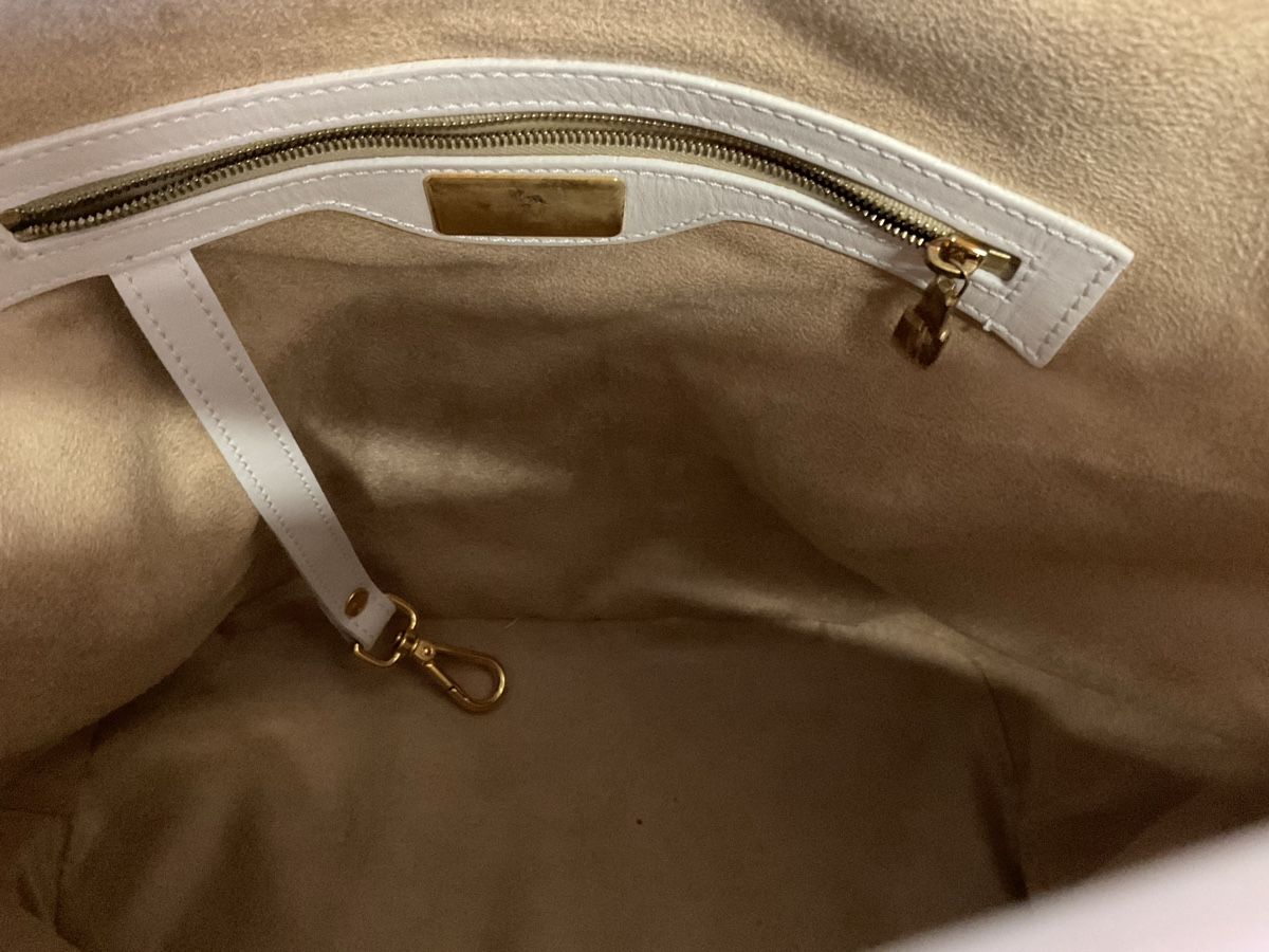 Maison Mollerus Taschen für Damen: Weisse Beuteltasche Maison Mollerus neu! – Neu (gemäss Beschreibung) aus Galgenen von Schwantli 2