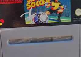 Super Nintendo Spiel Super Soccer Modul sehr gut