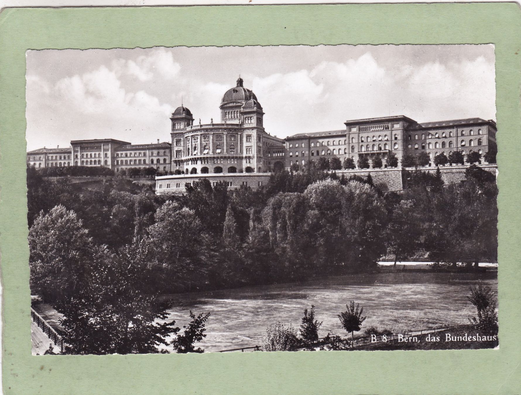 Cartoline postali: Bern Bundeshaus 1955 – Usato da Herisau venduto da Lisegrat2008