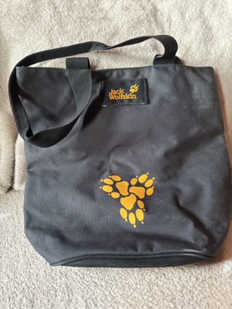 Jack Wolfskin Stofftasche, Schwarz, Top Zustand!
