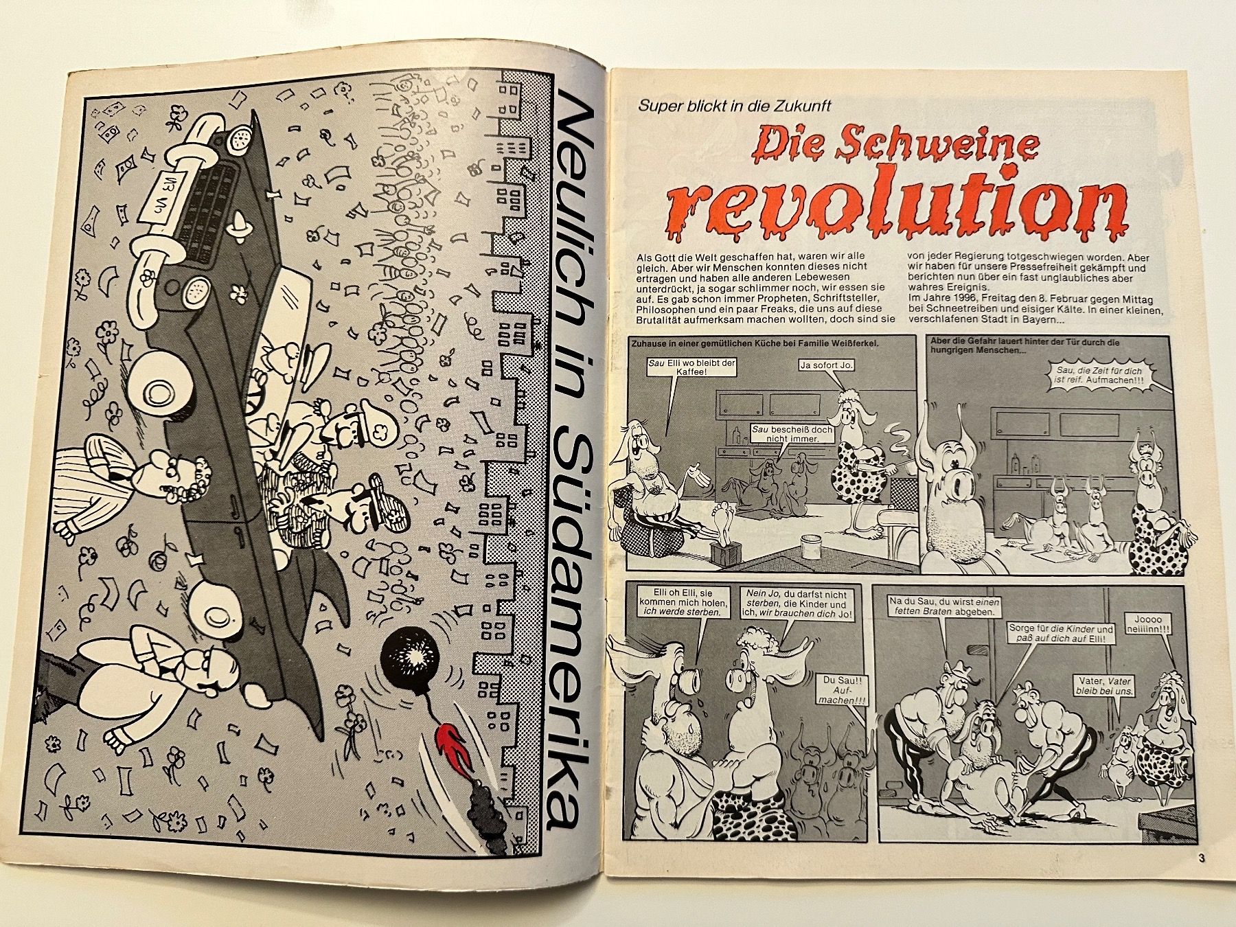 Fumetti: SUPER Witze Heft 14 - Das total ausgeflippte Magazin – Usato da Münsingen venduto da Ganjam 2