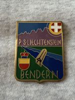 Vintage Metal-Emblem / Clip Bendern - P.S. Liechtenstein