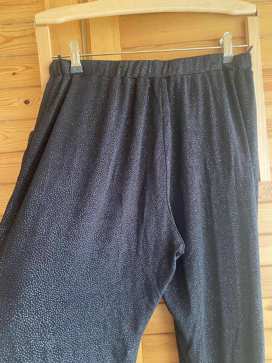 Hosen: Max&Co schwarze Hose  mit Glitzer Steine Grösse L – Gebraucht aus St Gallen von Berta343 5