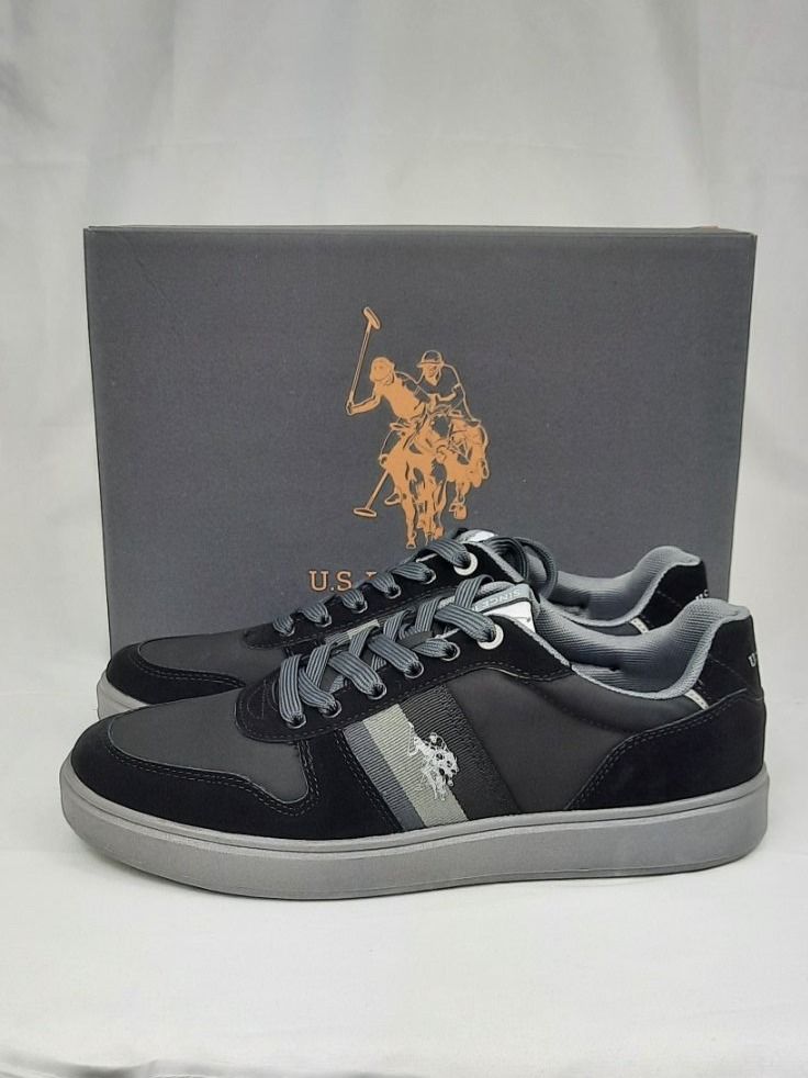 US Polo Scarpe da uomo: U.S. POLO ASSN. Sneaker Rokko schwarz Gr. 40 – Nuovo e nell'imballaggio originale da Seuzach venduto da VT-Collections1