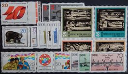 DDR Lot mit postfrischen ** Werten V