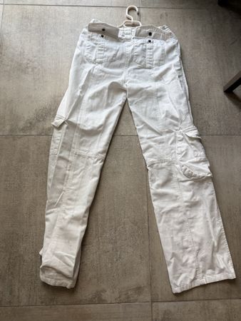Brandy Melville Cargo Pants white used condition