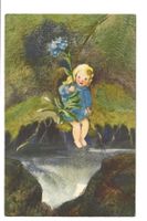 Künstlerin: Mili Weber - No 142 - Blumenkind am Bach - 1933