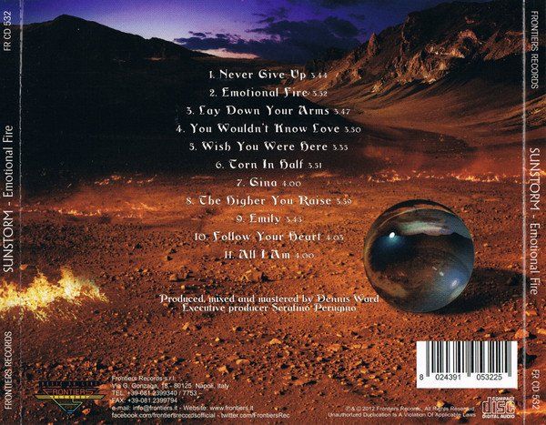 CD: Sunstorm – Emotional Fire – Usato da Gingins venduto da Demonseed 1