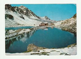 Postkarte Flüela-Hospiz mit Seen, Davos, Graubünden