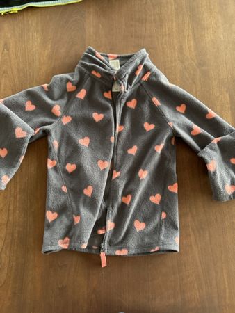 Warme Mädchen Fleecejacke, Grösse 128, Top Zustand!