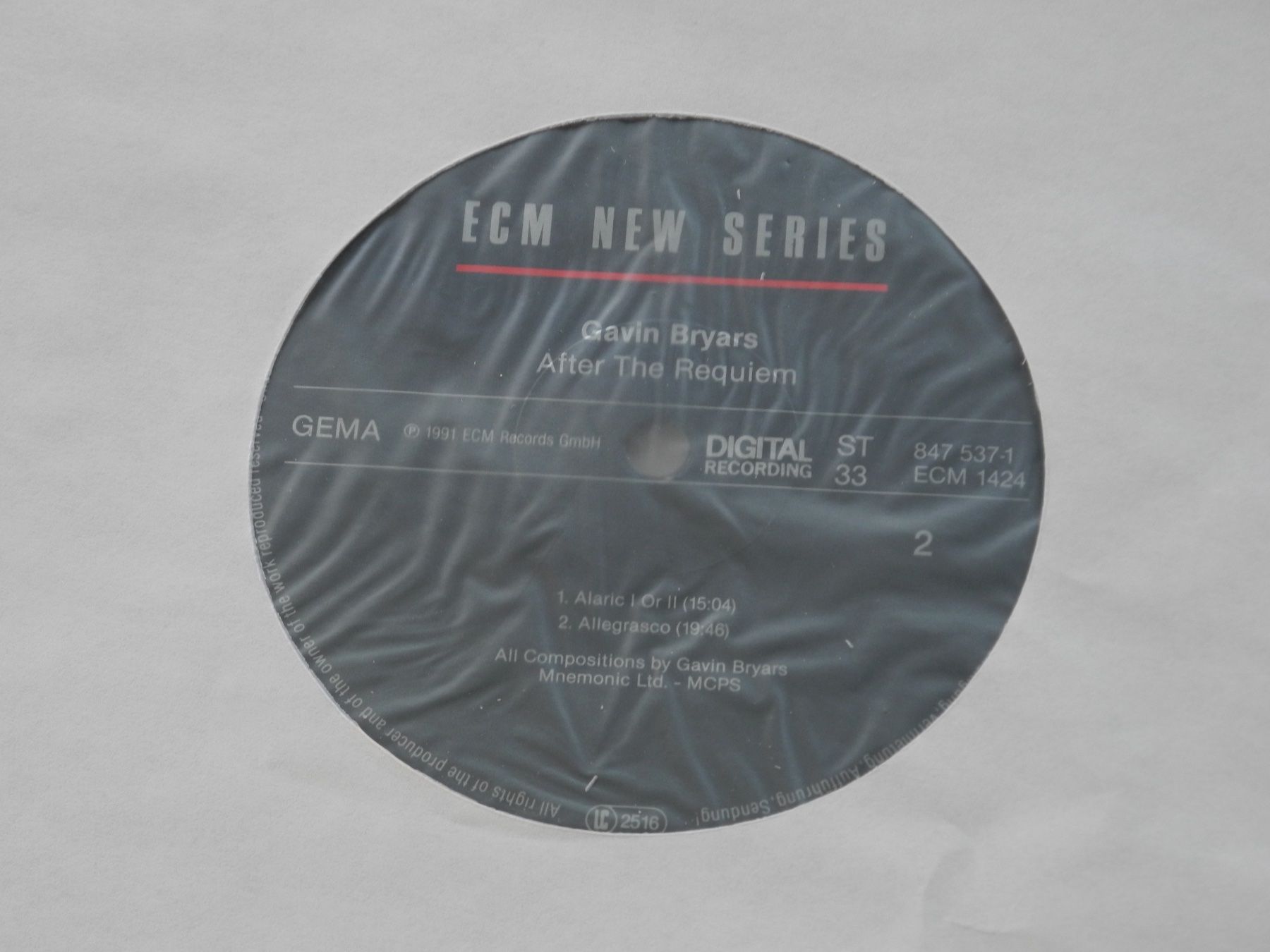 Dischi in vinile: GAVIN BRYARS: AFTER THE REQUIEM - ECM 1424 – Nuovo (secondo la descrizione) da Fahrwangen venduto da Swirl2 3