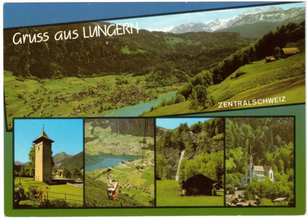 Cartoline postali: Lungern - 5 bild AK – Usato da Binningen venduto da Mountainrider
