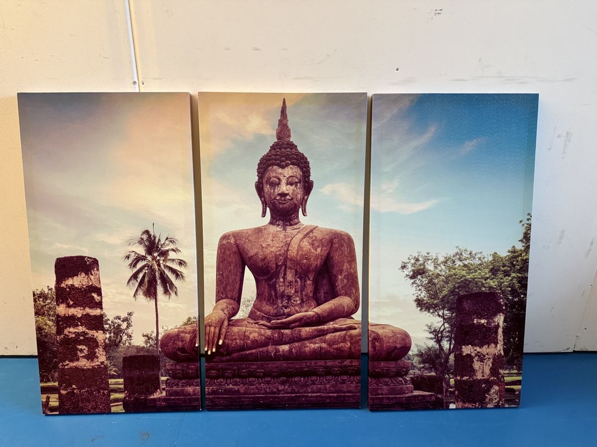 Posters & Illustrations: Wandbild 3-teilig Buddha – D'occasion à Zürich par minal