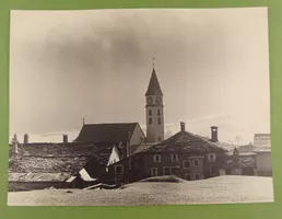 ÄLTERE DORFANSICHT, FOTOGRAFIE SILVAPLANA GRAUBÜNDEN