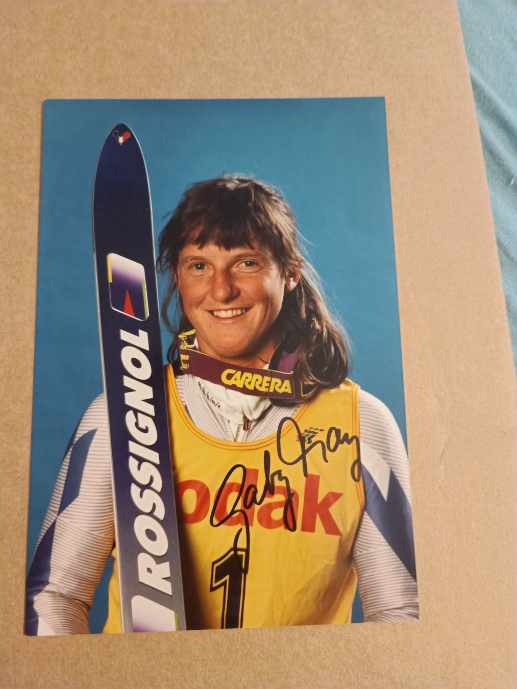 Autogramme: Gaby May - Ski - handsigniert – Gebraucht aus Menziken von Artographs