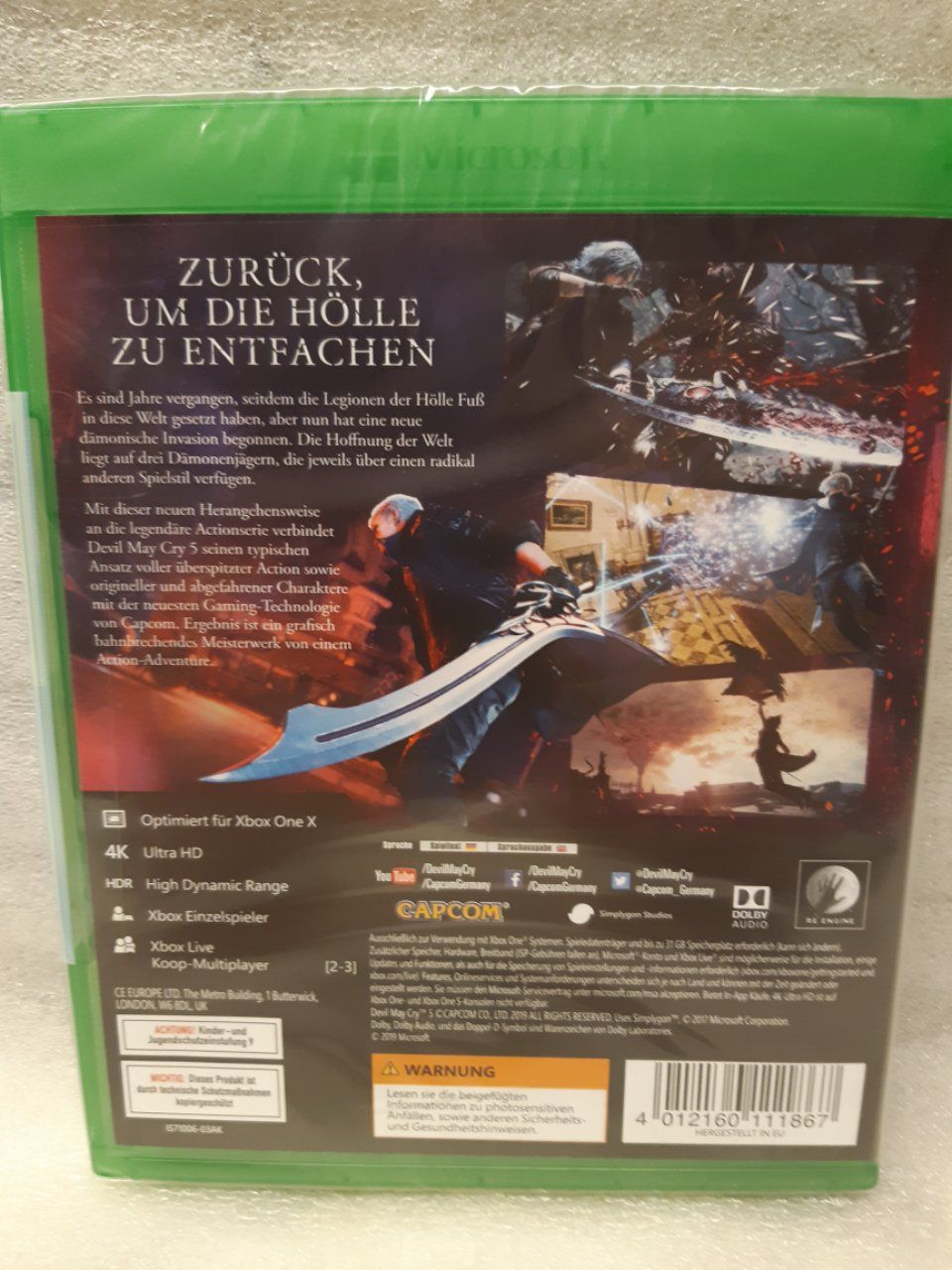 Microsoft Giochi: Devil May Cry 5 - Xbox One  - 100% NEW – Nuovo e nell'imballaggio originale da Pambio Noranco venduto da Pol69 1