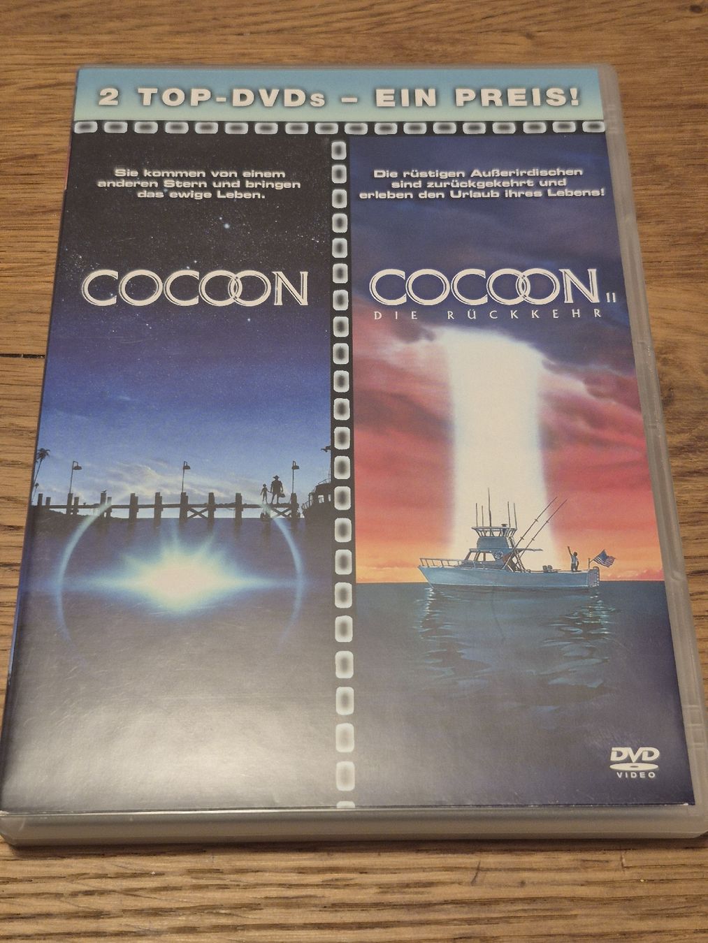 Alle DVDs: Cocoon & Cocoon II - Sci-Fi Klassiker (2 DVDs) – Gebraucht aus Oberembrach von giu_7ksd