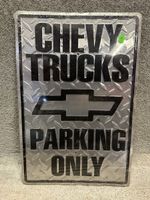 Chevy trucks parking only 