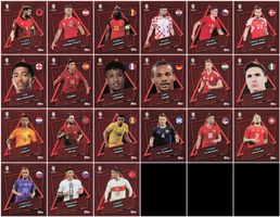 Topps EURO 2024 Swiss Edition SP 21 Sticker Set