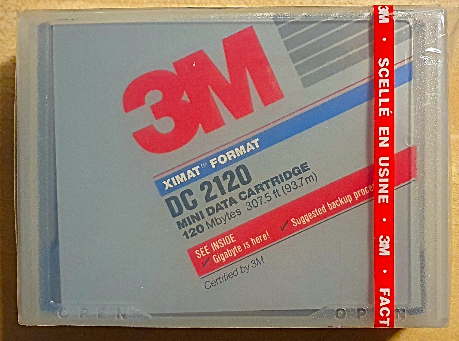 Kompaktkassetten: DC 2120  Mini Data Cartridge Tape von 3M – Neu und originalverpackt aus Rüti ZH von Noldisax 1