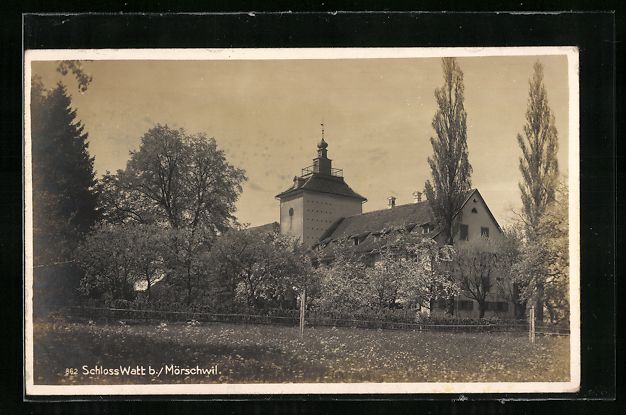 Ansichtskarten: AK Mörschwil, Schloss Watt – Gebraucht aus Berlin von bartko-reher