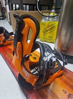 Gnu Mutant snowboard bindings, Size: L