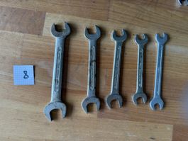 Gabelschlüssel Satz 5 Stk. 10-22mm gebraucht