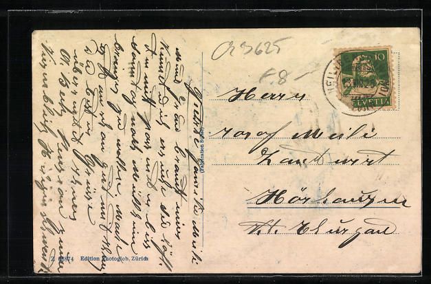 Cartoline postali: Heiligenschwendi b. Thun, Blick auf die  – Usato da Berlin venduto da bartko-reher 1