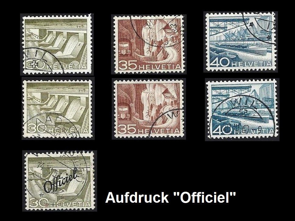 Tutti i francobolli: 1949 Technik und Landschaften, schön gestempelt – Usato da Baar venduto da miam8 3
