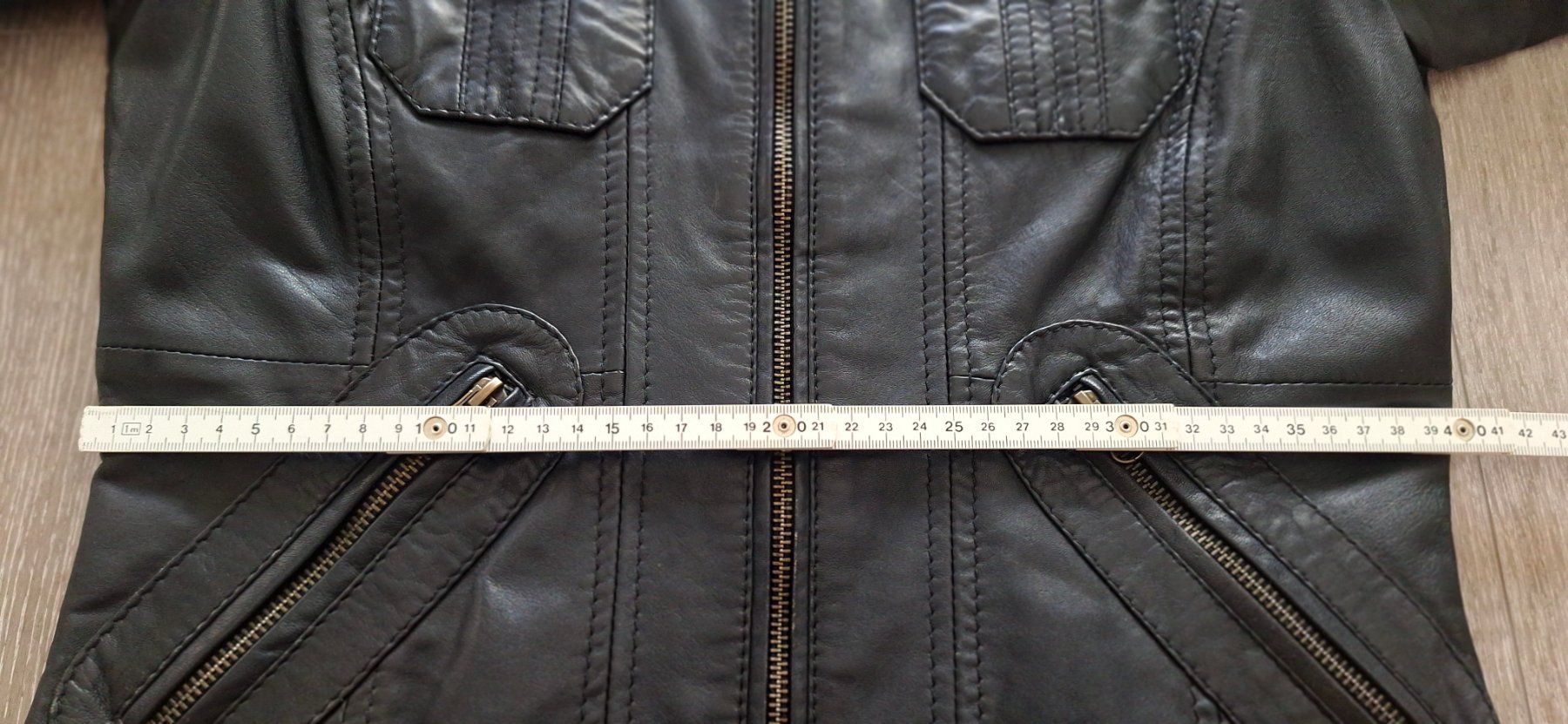Esprit Giacche: Lederjacke Vintage Style Schwarz – Usato da Matten b. Interl venduto da iae_cwc7 8