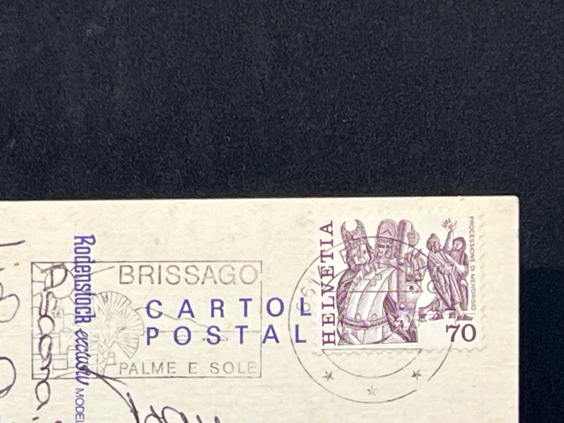 Cartoline postali: Ascona (Lago Maggiore) – Usato da Widnau venduto da Brusi9 1