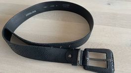 NAVYBOOT Ledergurt schwarz